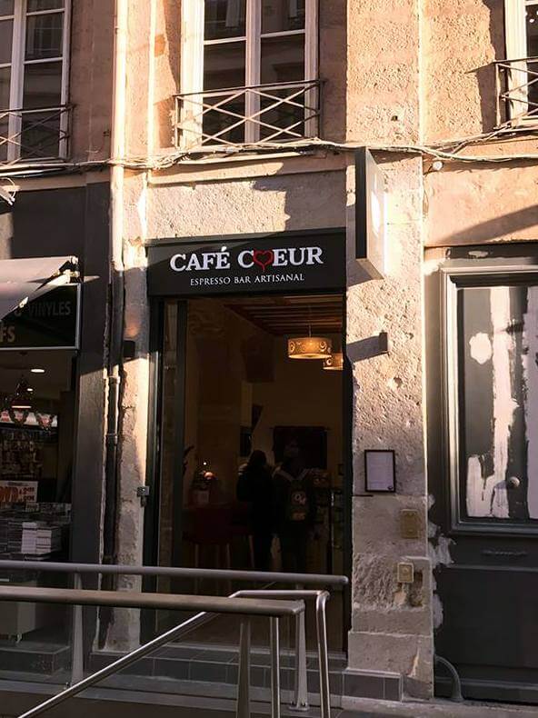 Enseigne à Lyon pour notre client Café Coeur