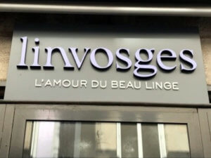 Enseigne bandeau à saint Etienne pour Linvosges Saint Etienne (42000)