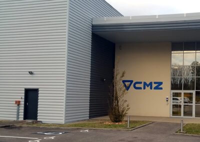 Enseigne Lyon - Pré enseigne accueil Batiment industriel - CMZ